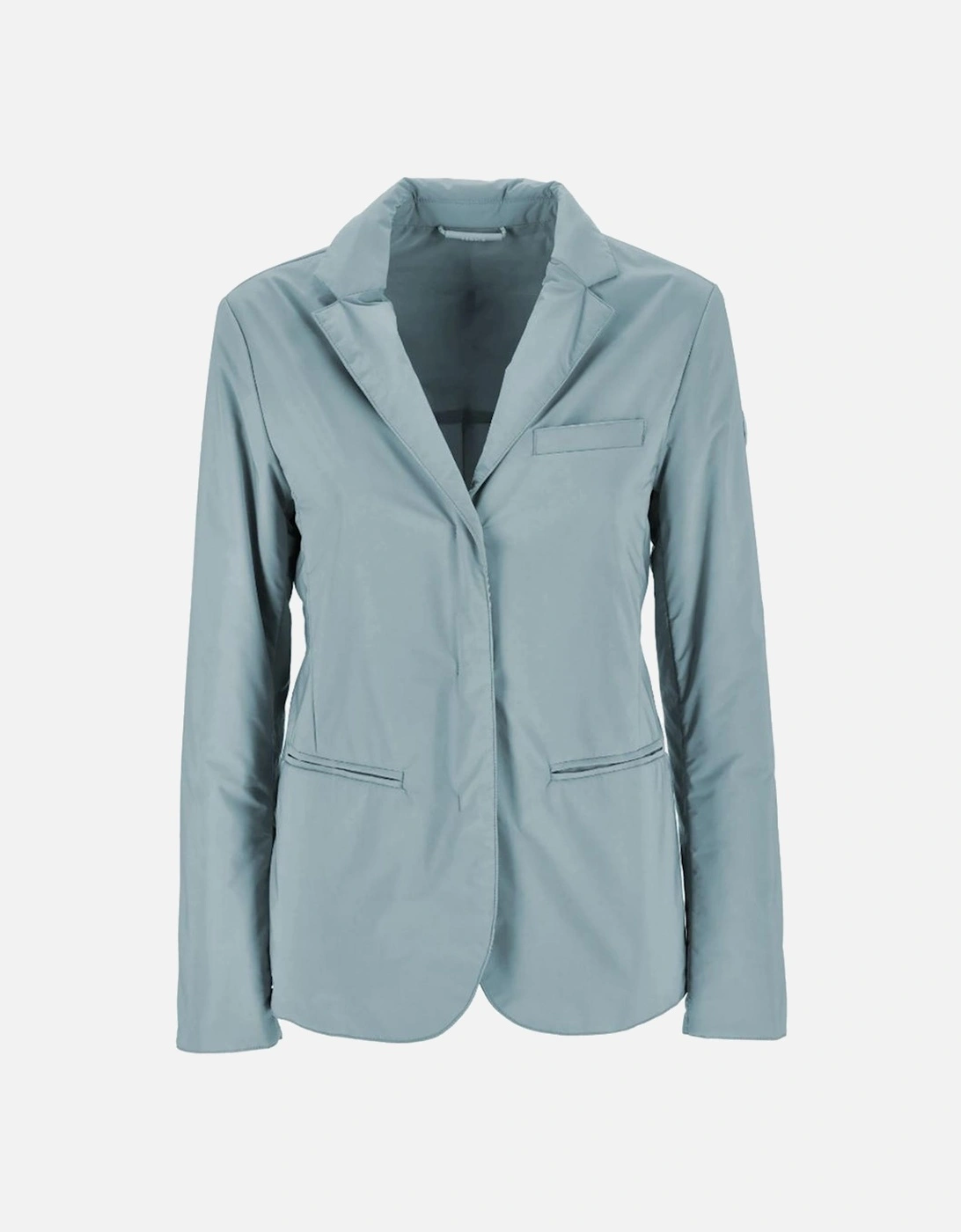Water-Repellent Jacket with Snap Button Closure Women - Light Blue, 5 of 4