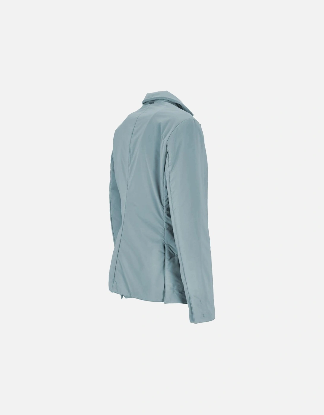 Water-Repellent Jacket with Snap Button Closure Women - Light Blue