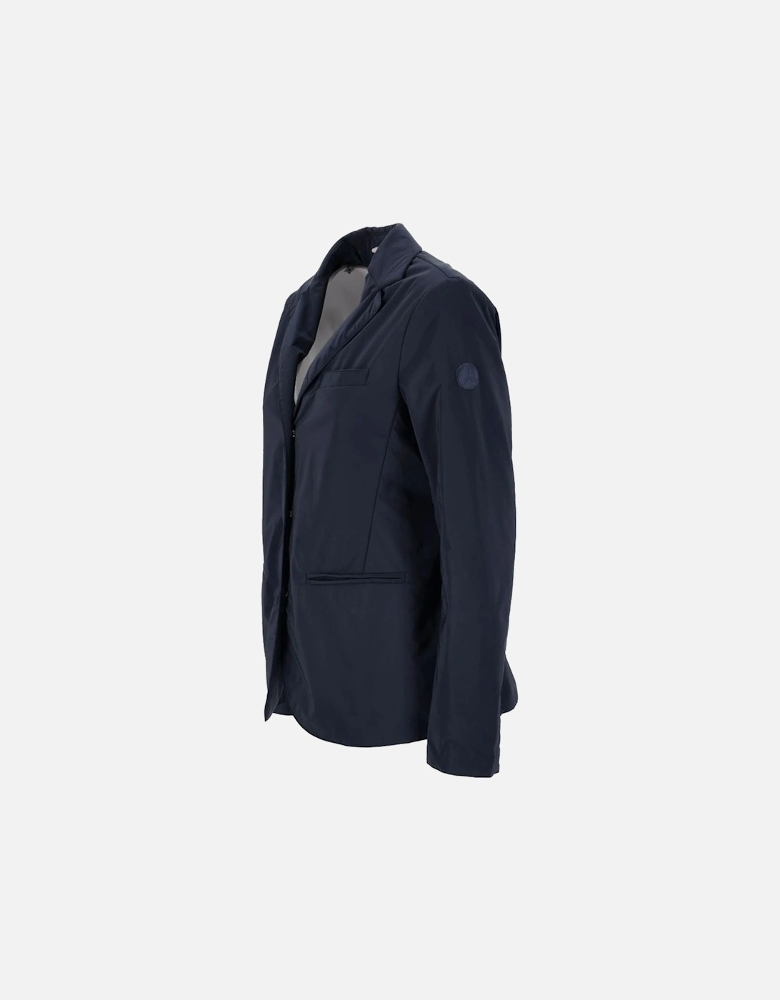 Water-Repellent Jacket with Snap Button Closure Women - Blue Jackets