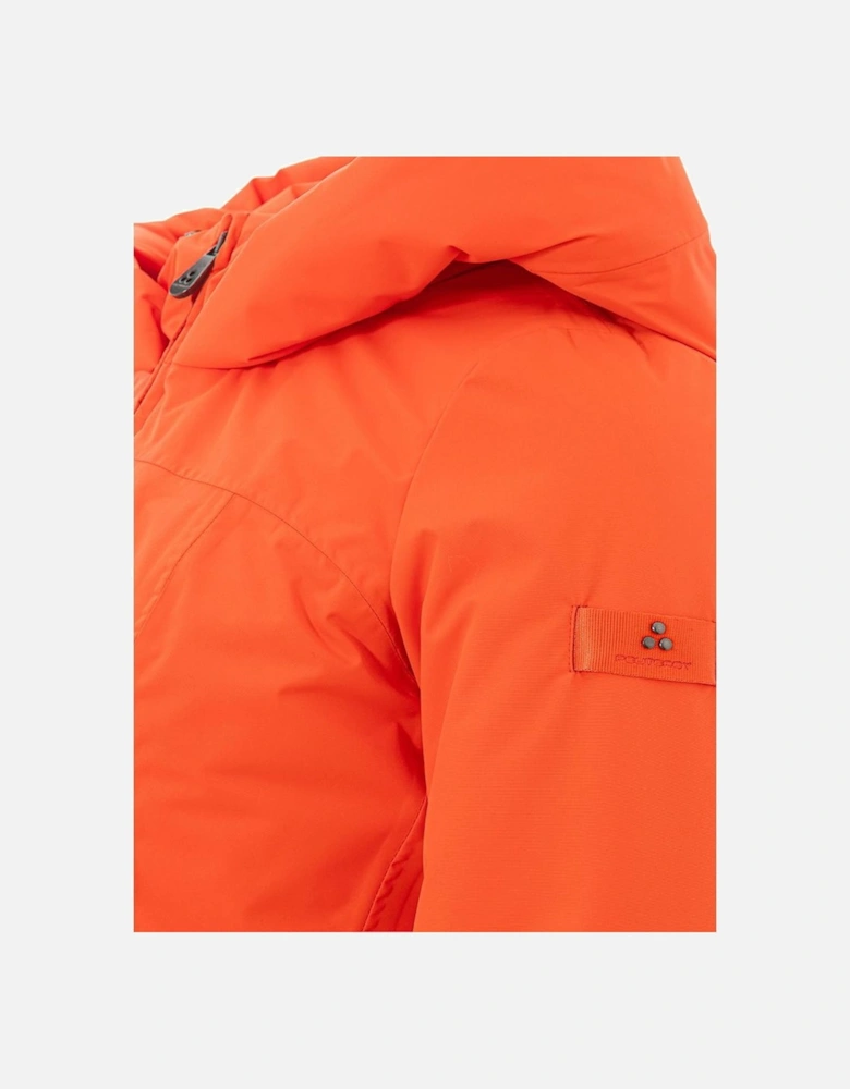 Vibrant Polyester Jacket for Versatile Style Women - Orange Jackets