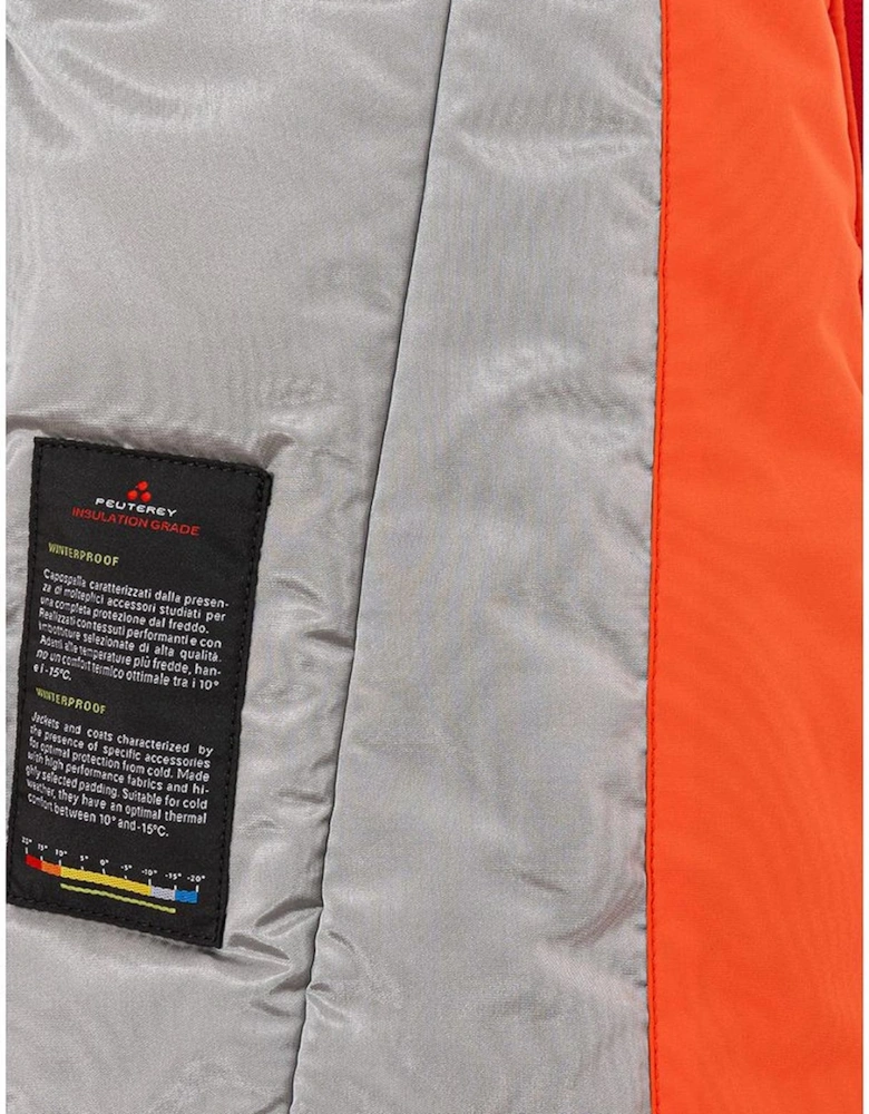 Vibrant Polyester Jacket for Versatile Style Women - Orange Jackets