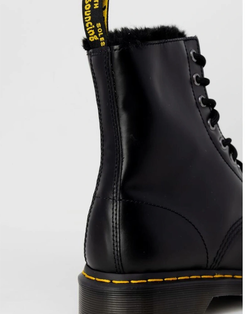 Black Leather Boot Women