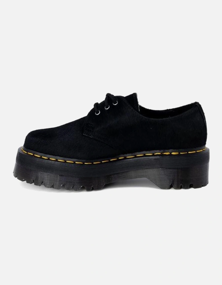 Black Leather Sneaker Women