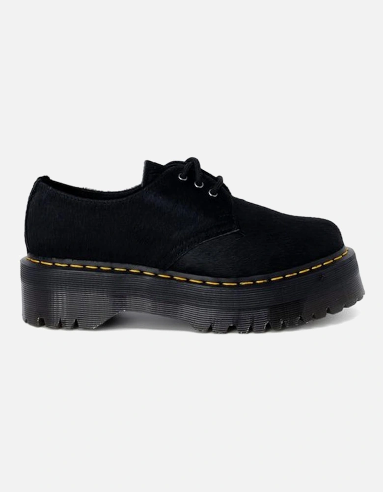 Black Leather Sneaker Women