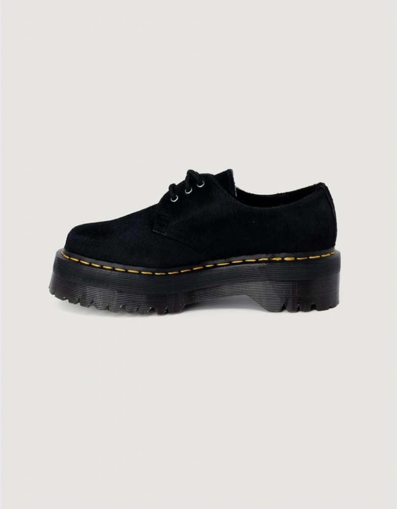 Black Leather Sneaker Women