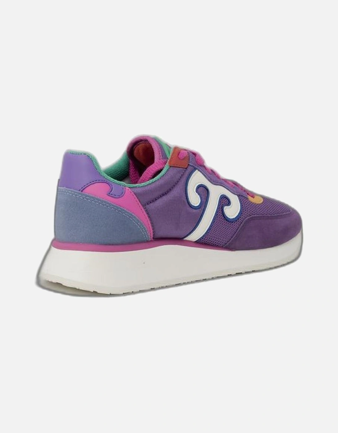 Purple Leather Sneaker Women