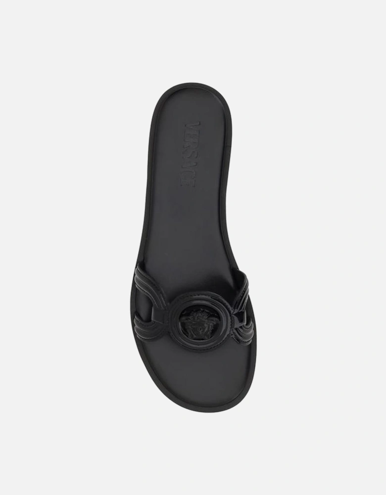 Medusa logo Sandals Women - Black