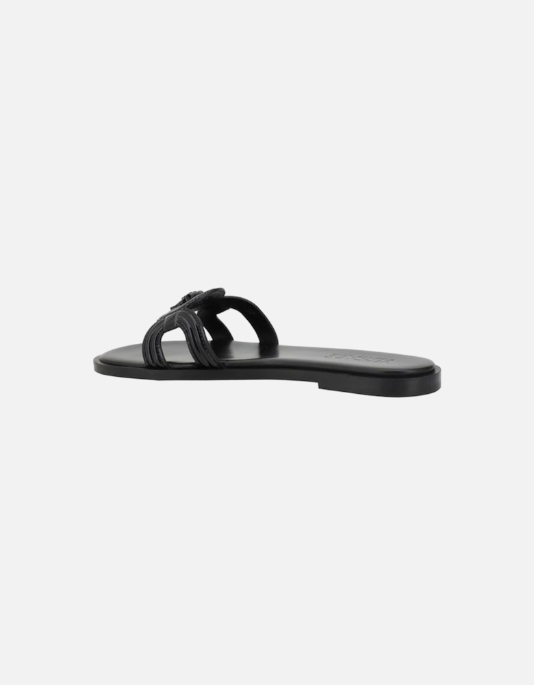 Medusa logo Sandals Women - Black