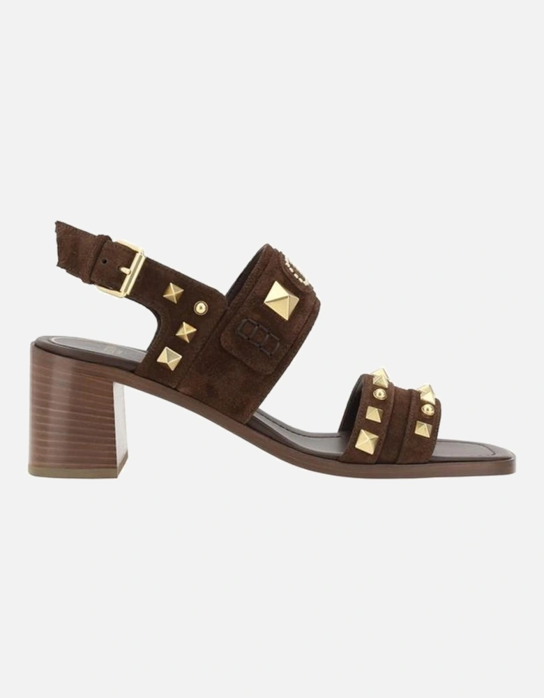 Suede Sandals Women - Brown