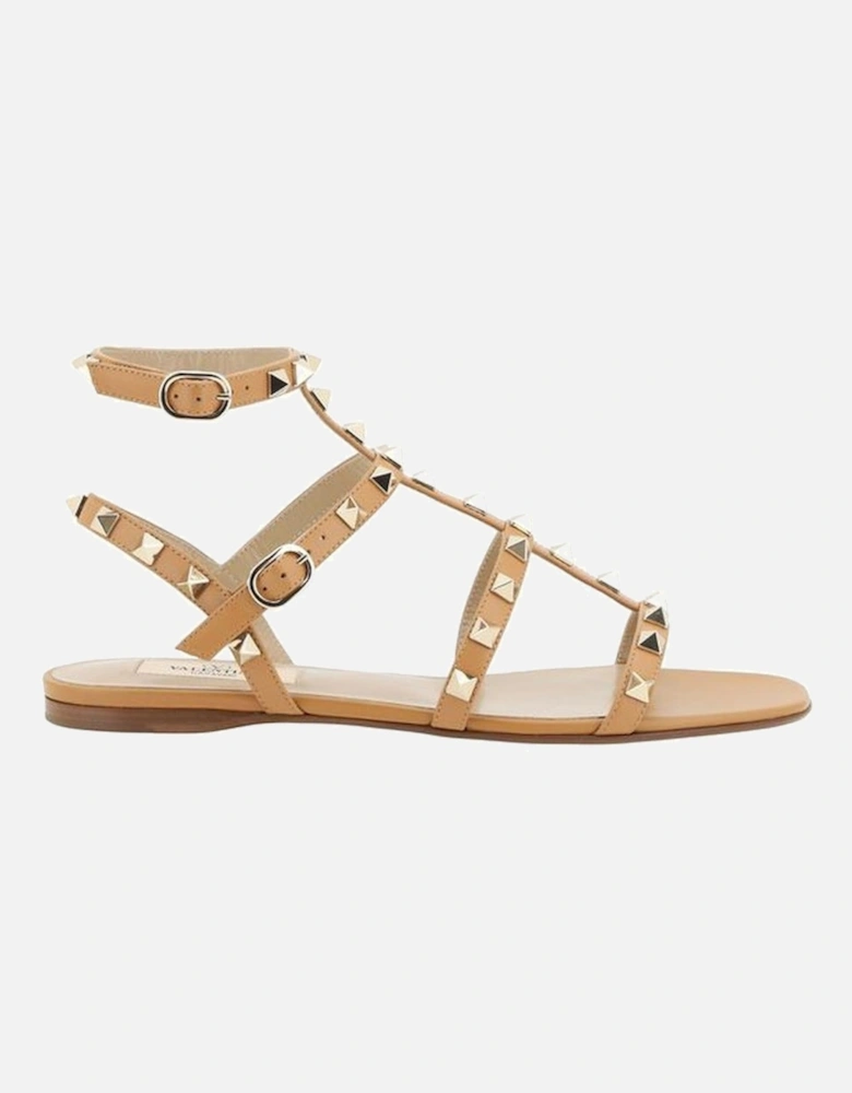 Rockstud Sandals Women - Beige