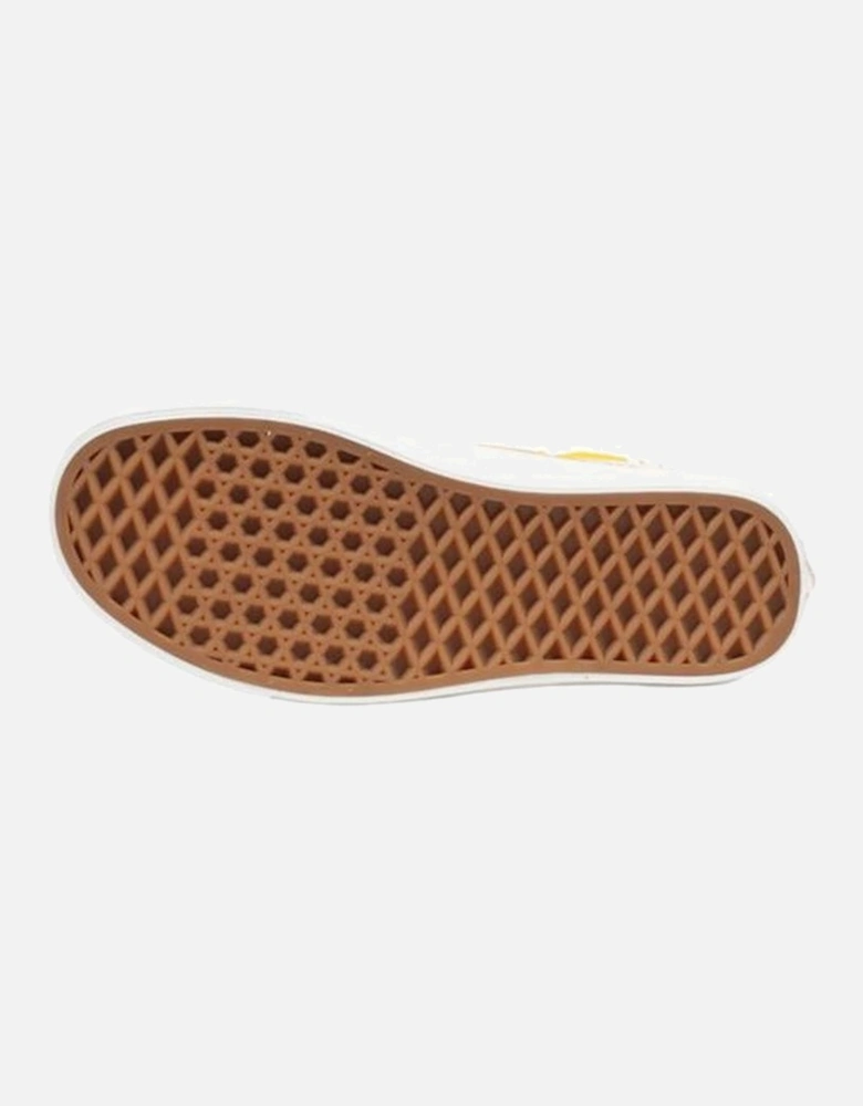 Fabric Lace-Up Sneakers Women - Yellow