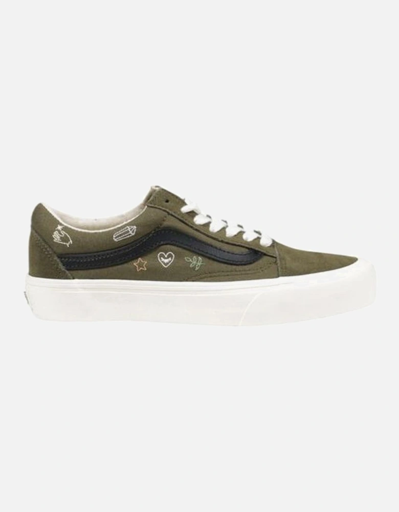 Green Leather Sneaker Women