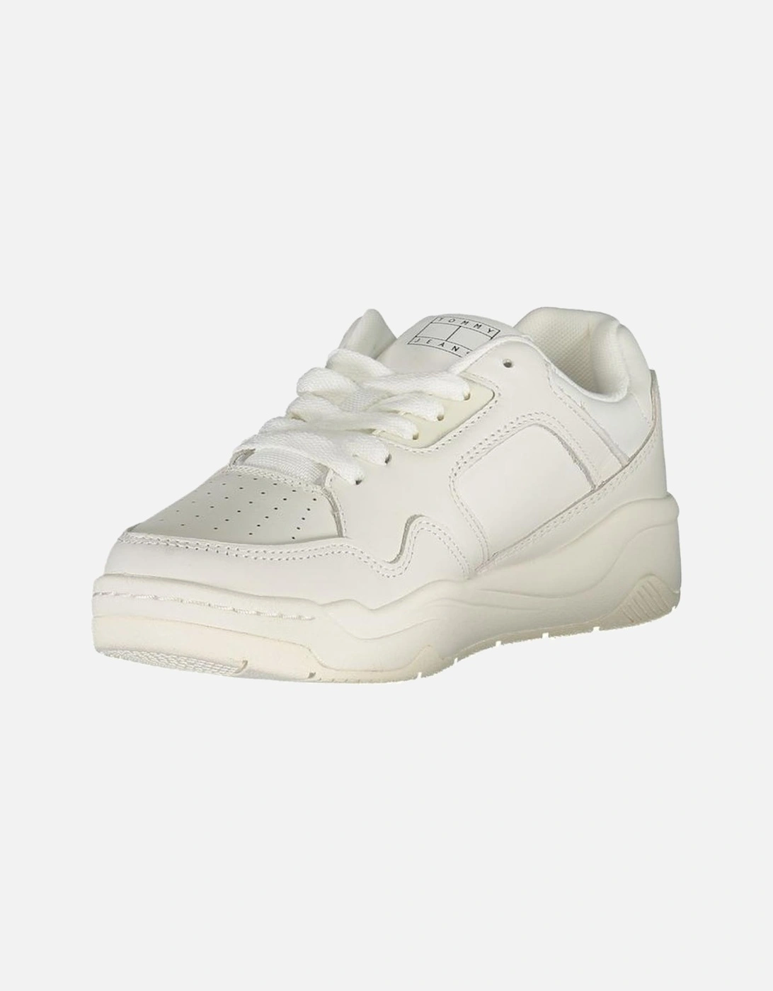 White Polyester Sneaker Women