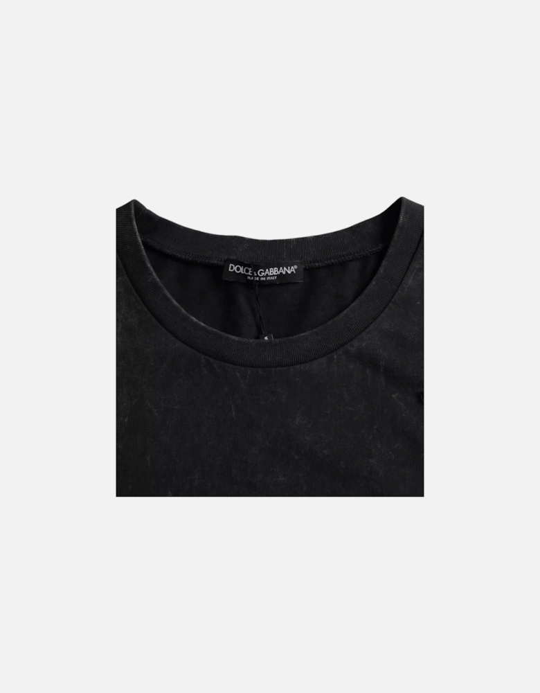 Graphic Print Cotton Crew Neck T-Shirt Women - Multicolor