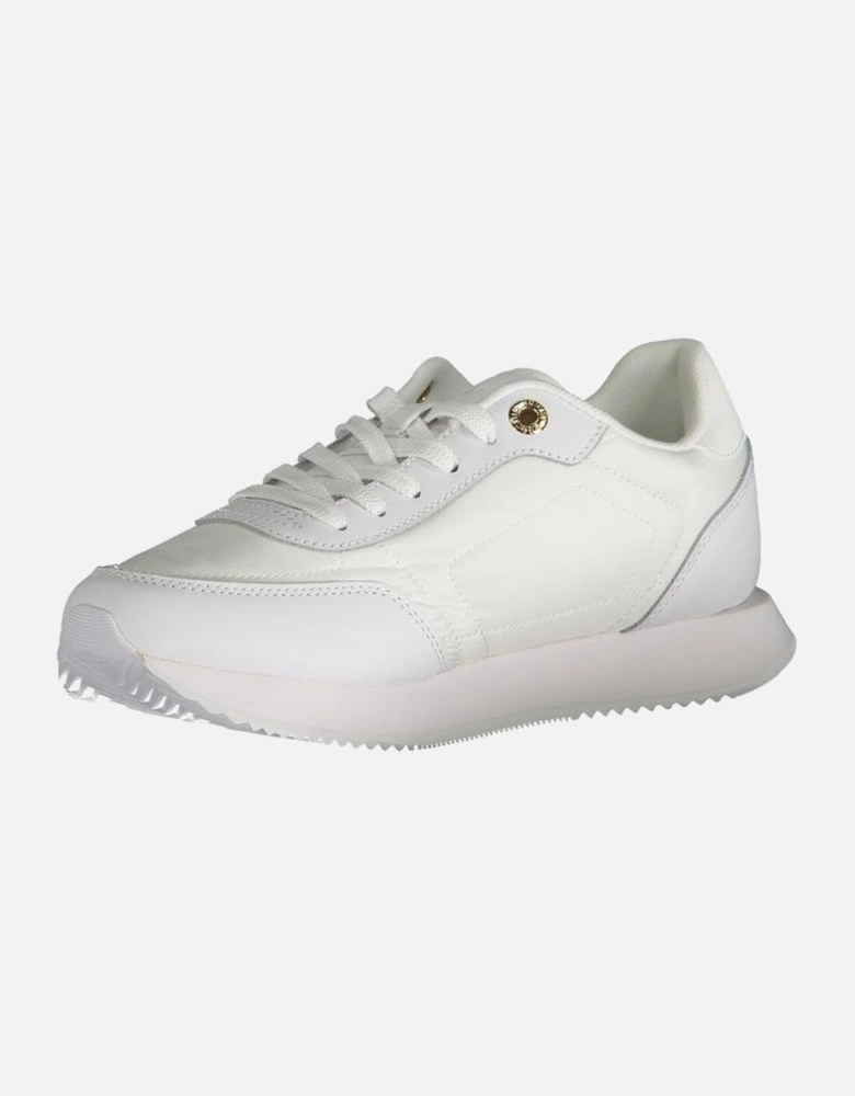 White Polyester Sneaker Women