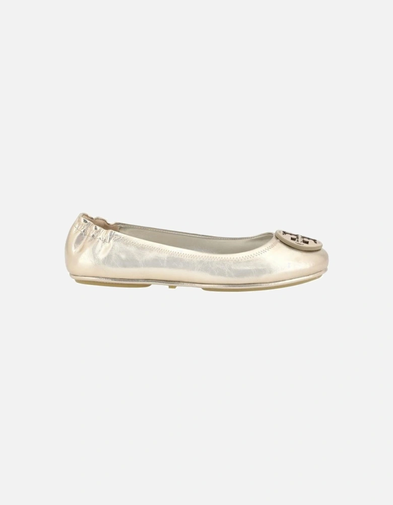 Minnie Ballerinas Women - Gold Flats