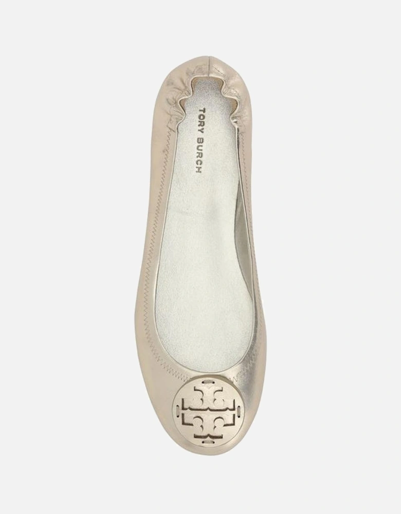 Minnie Ballerinas Women - Gold Flats