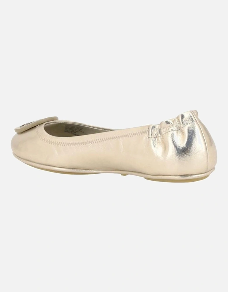 Minnie Ballerinas Women - Gold Flats