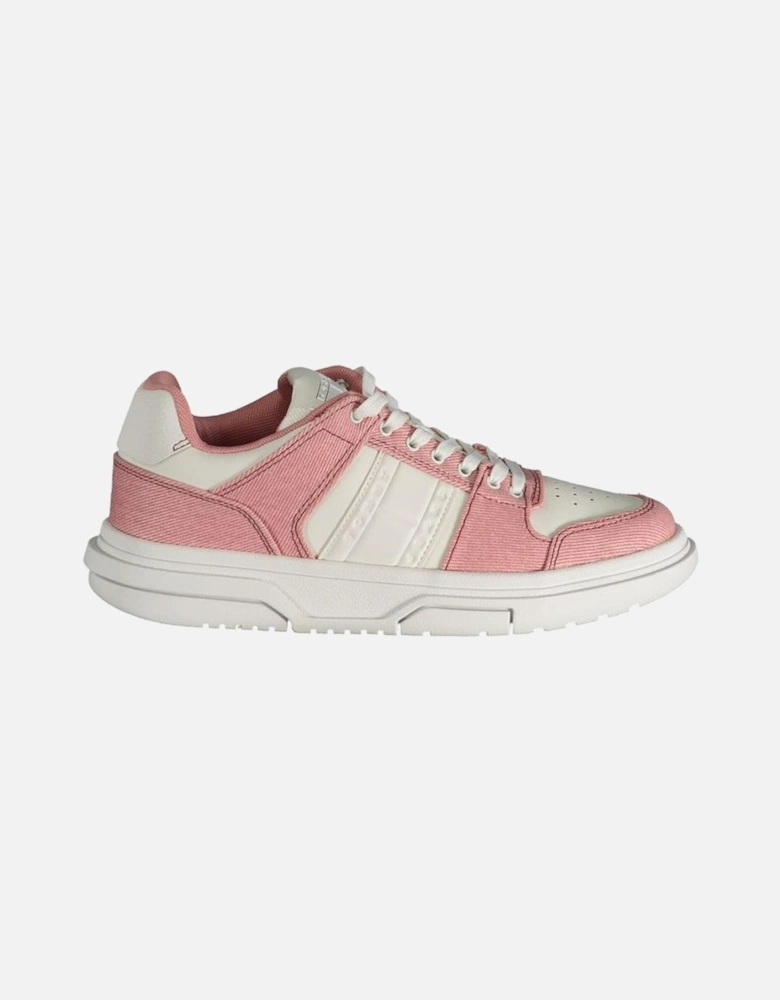 Pink Polyester Sneaker Women