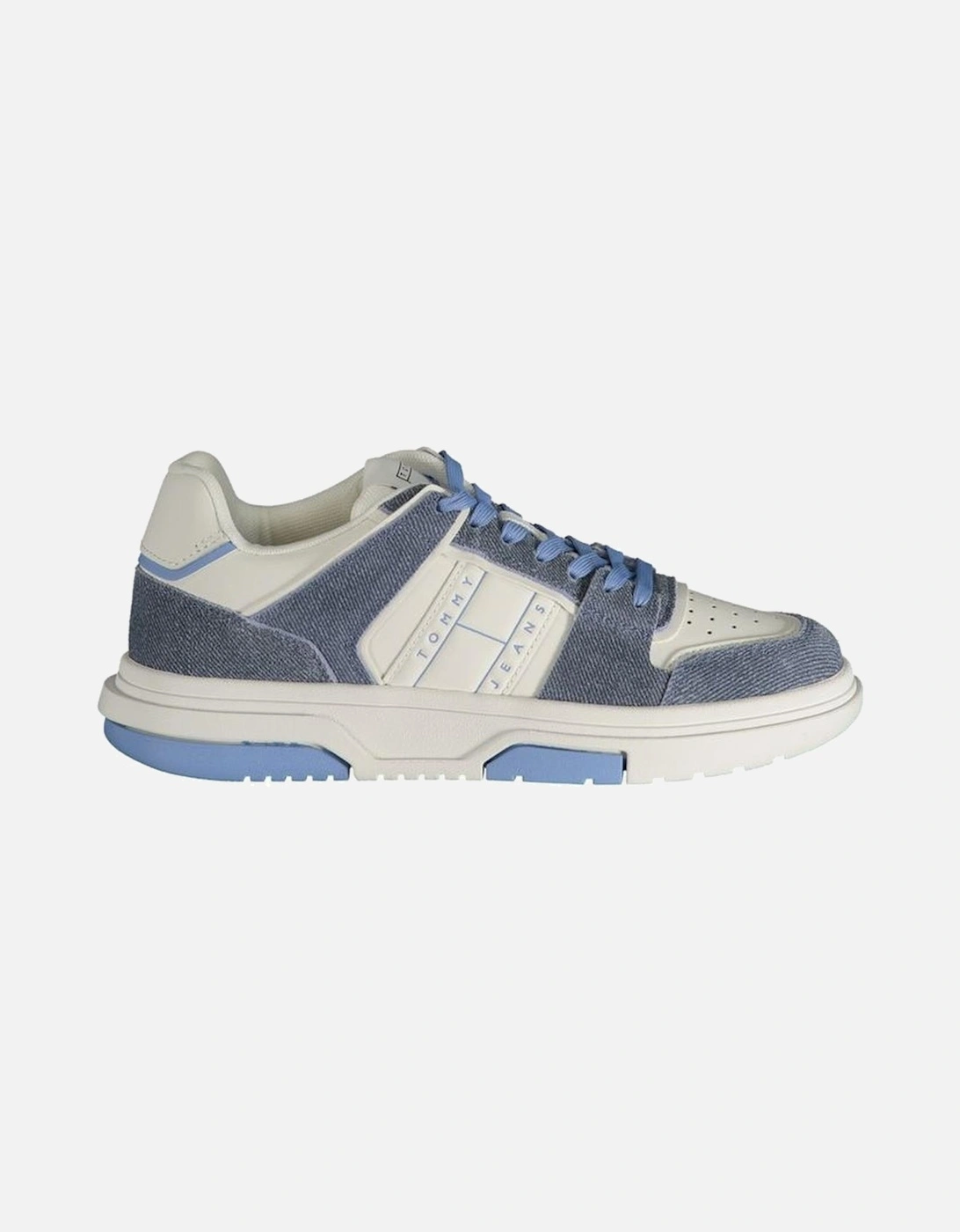 Light Blue Polyester Sneaker Women, 4 of 3