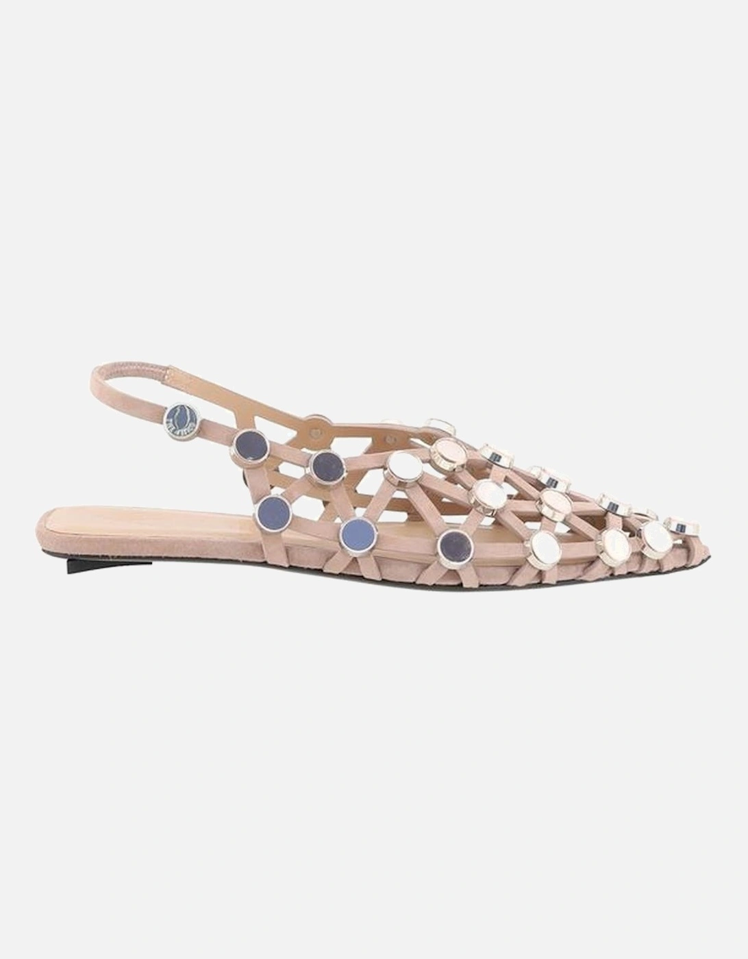 Grid Ballerinas Women - Beige Flats, 4 of 3