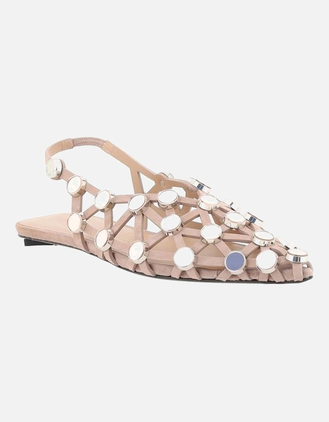 Grid Ballerinas Women - Beige Flats