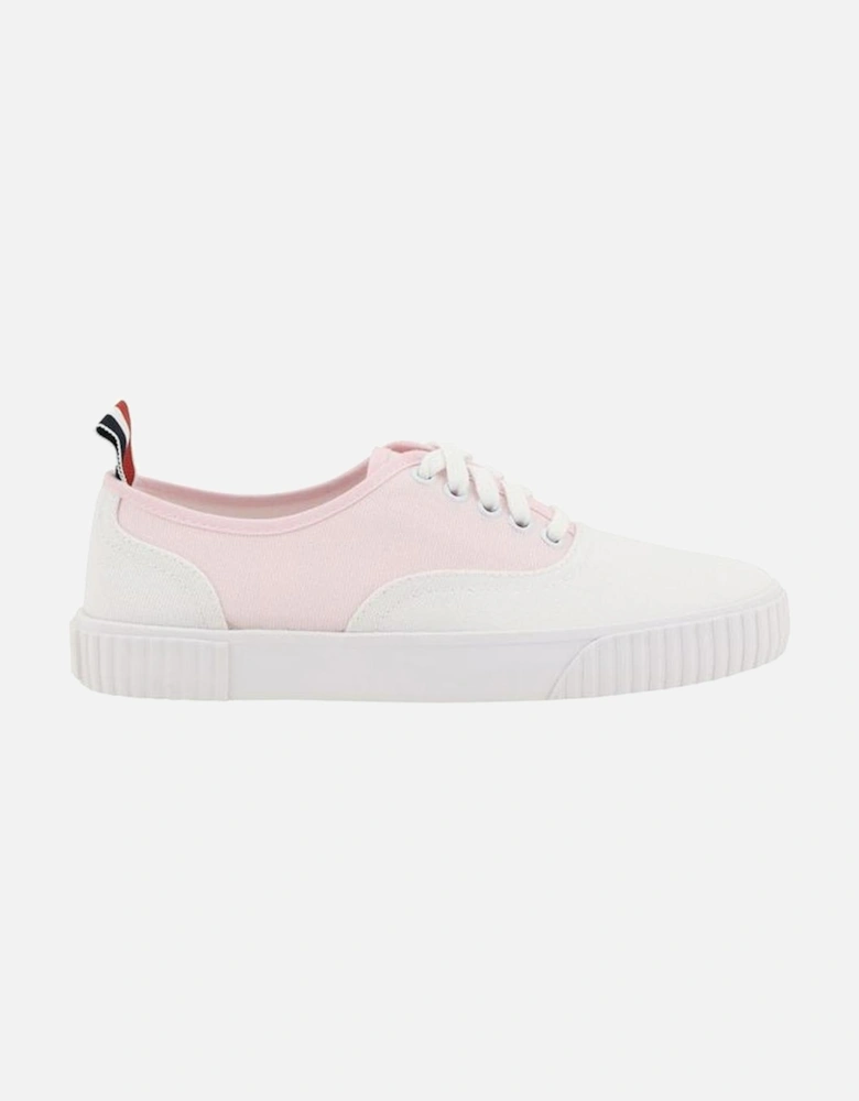 Paneled Cotton Sneakers with Lace-Up Closure Women - Multicolor