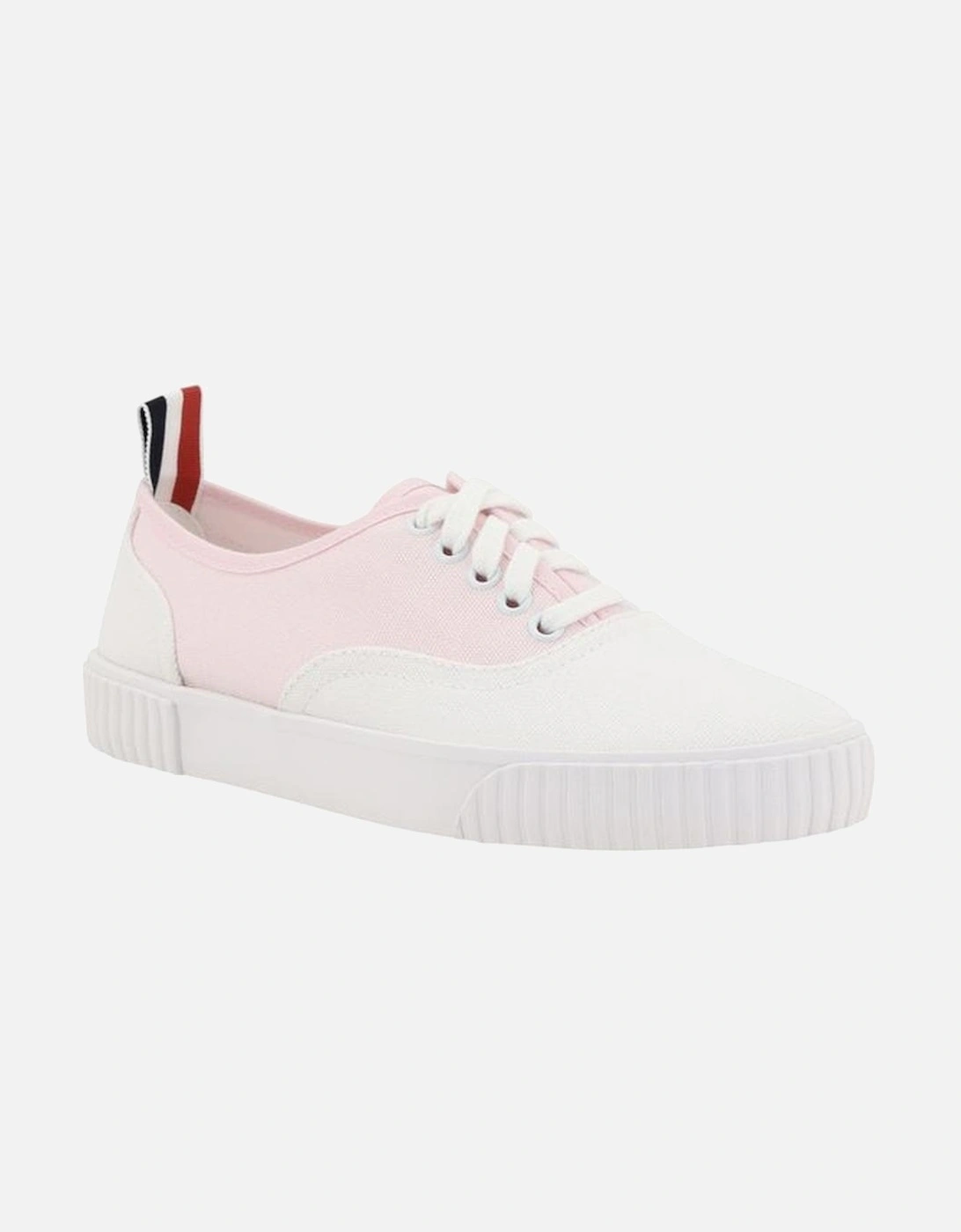 Paneled Cotton Sneakers with Lace-Up Closure Women - Multicolor