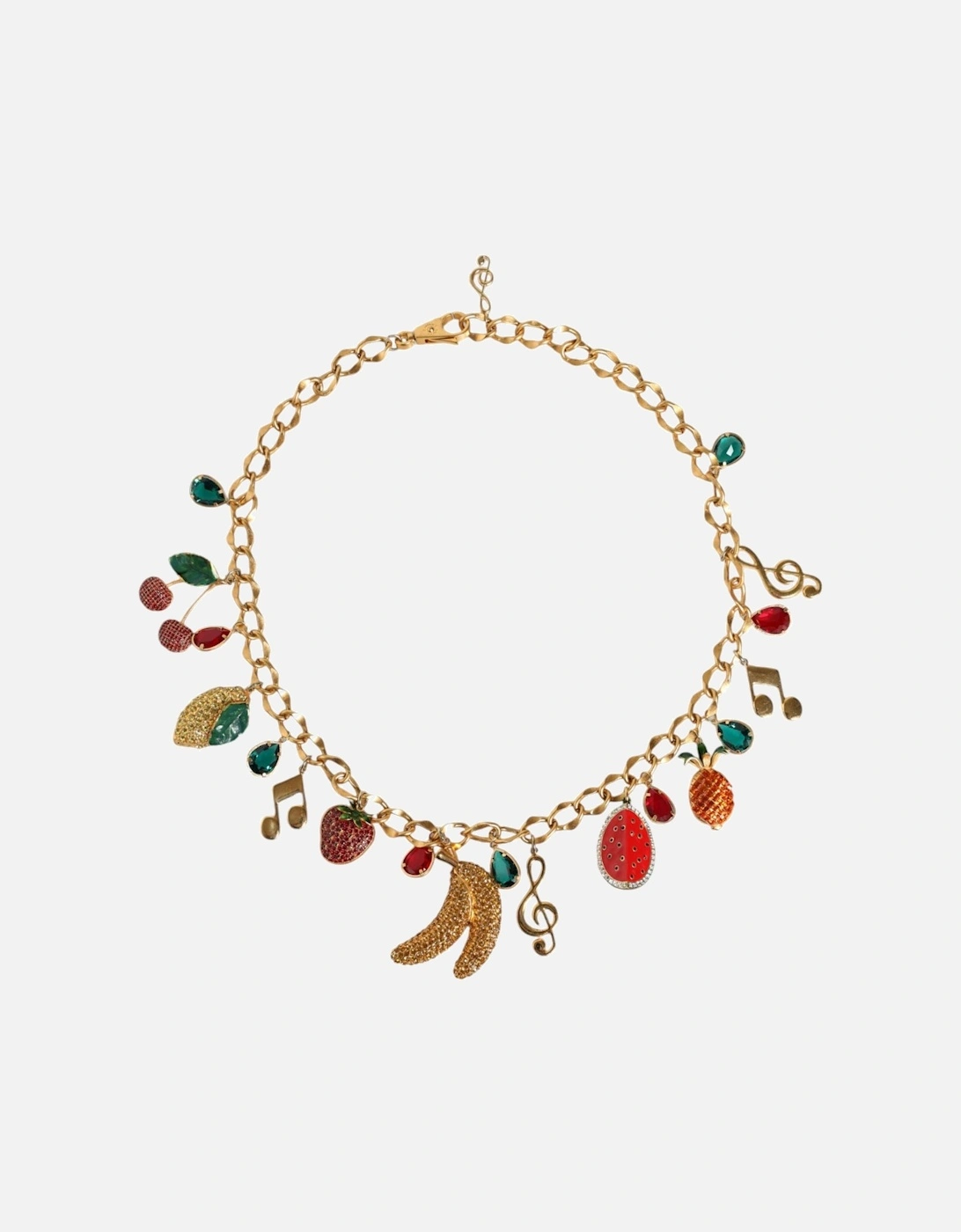 Embellished Gold Tone Chain Belt with Crystals Women, 6 of 5