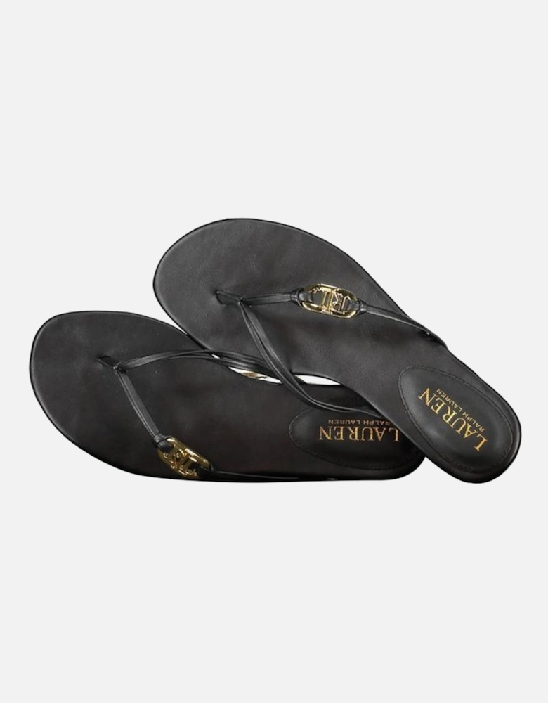 Black Leather Sandal Women