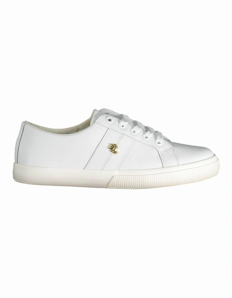 White Polyester Sneaker Women