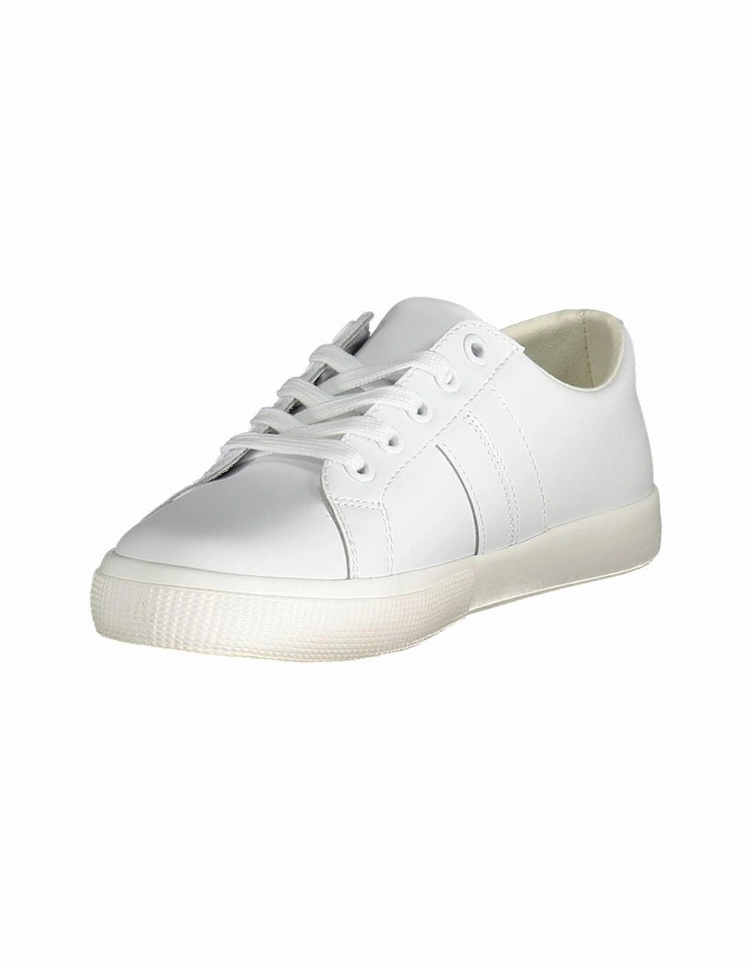 White Polyester Sneaker Women