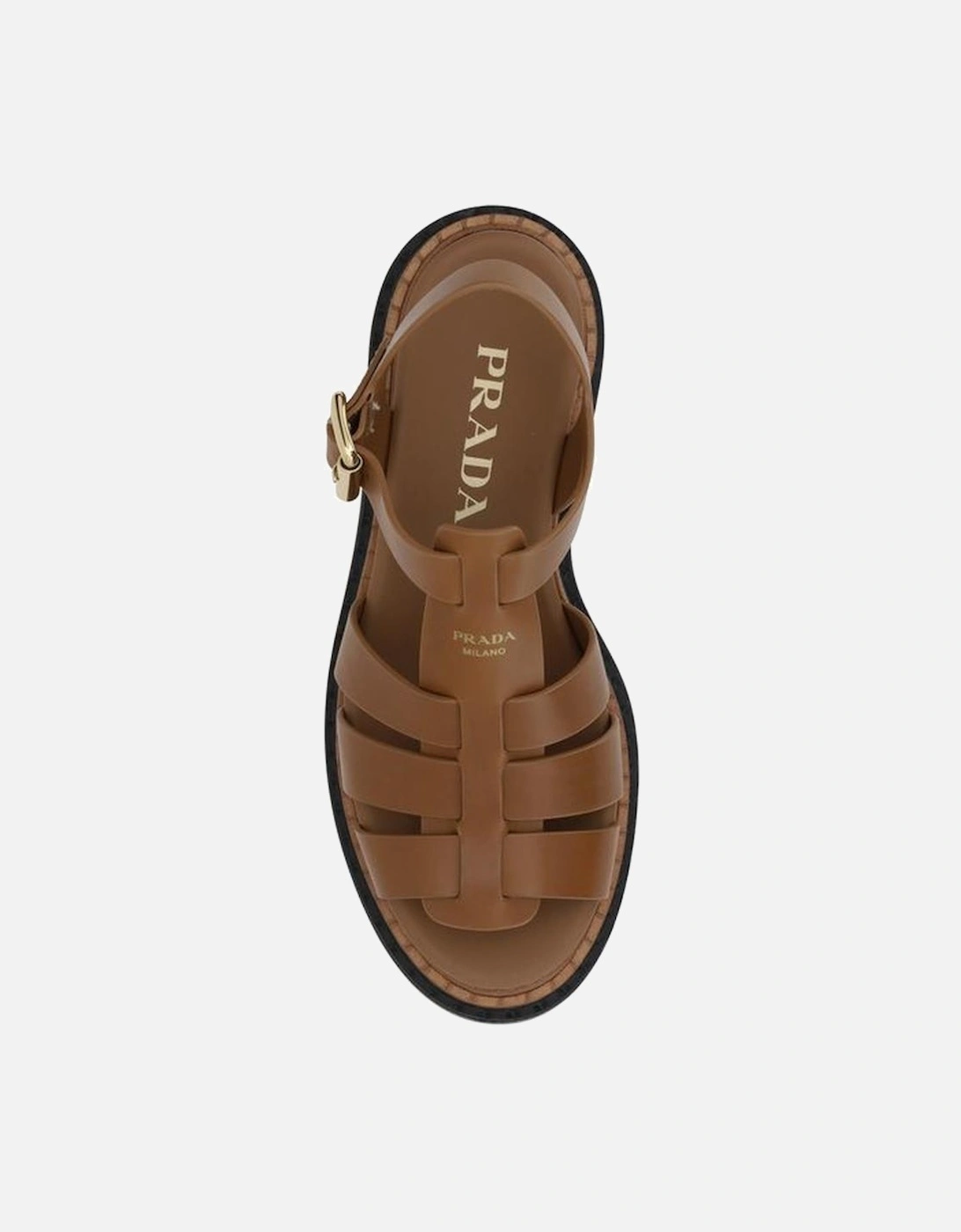 Sandals with a tread sole Women - Brown Sandals