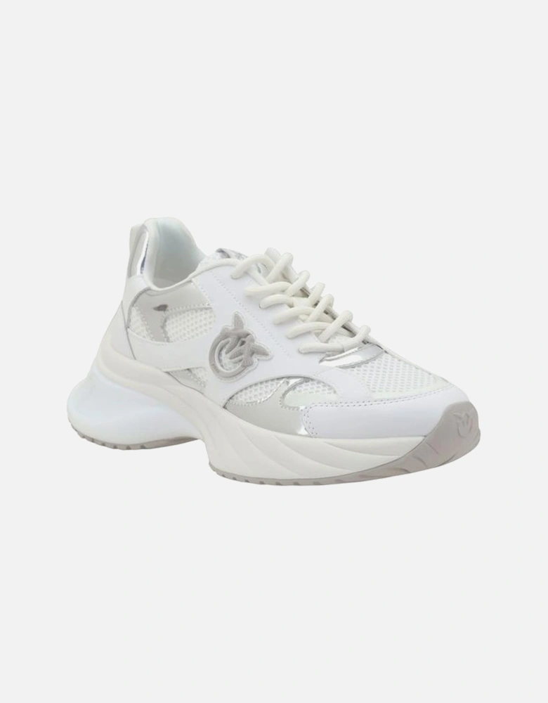 Ariel Wave-Toe Lace-Up Sneakers Women - White