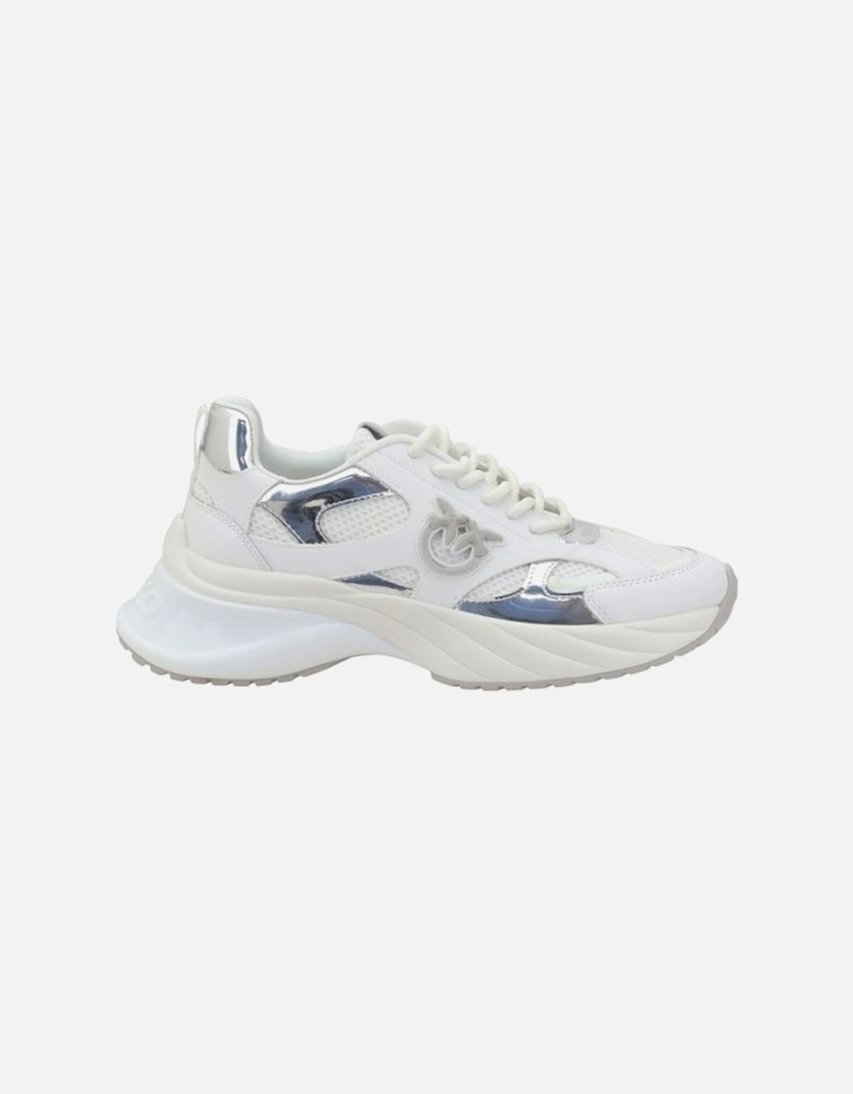 Ariel Wave-Toe Lace-Up Sneakers Women - White
