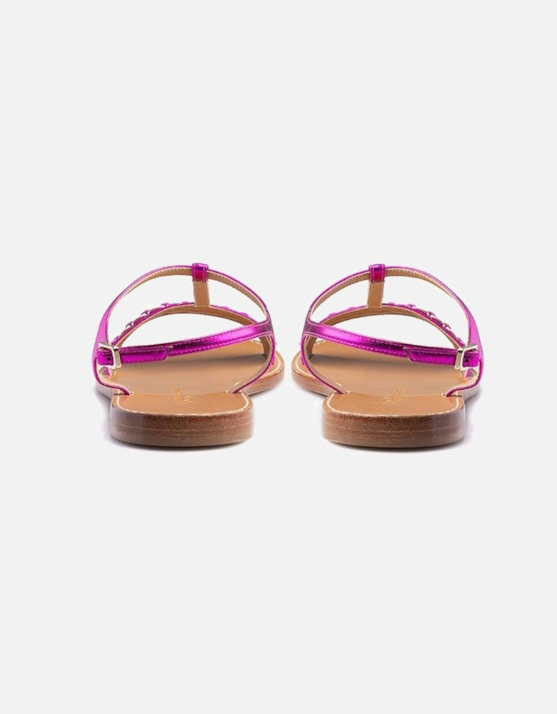 Elegant Purple Summer Sandals Women