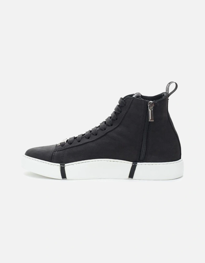 Elegant Suede Sneakers in Chic Black Women