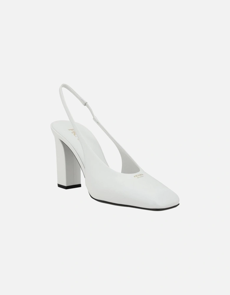 Leather Pumps Women - White