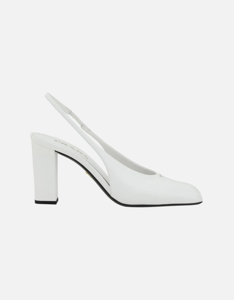 Leather Pumps Women - White