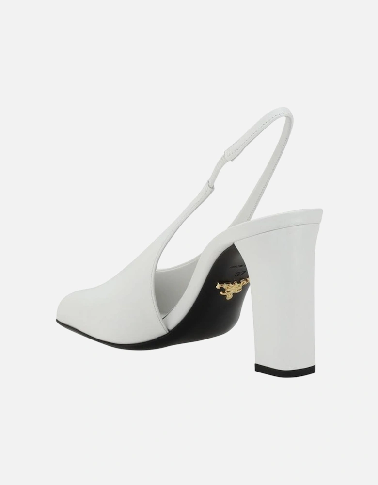 Leather Pumps Women - White