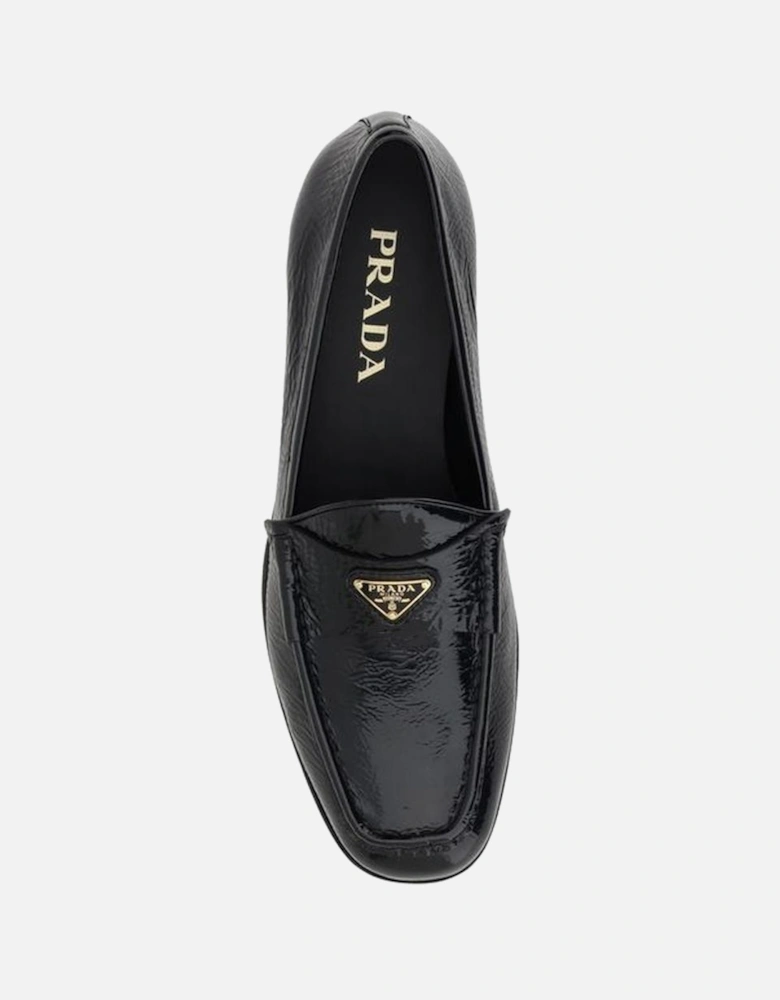 Logoed Loafers Women - Black Flats