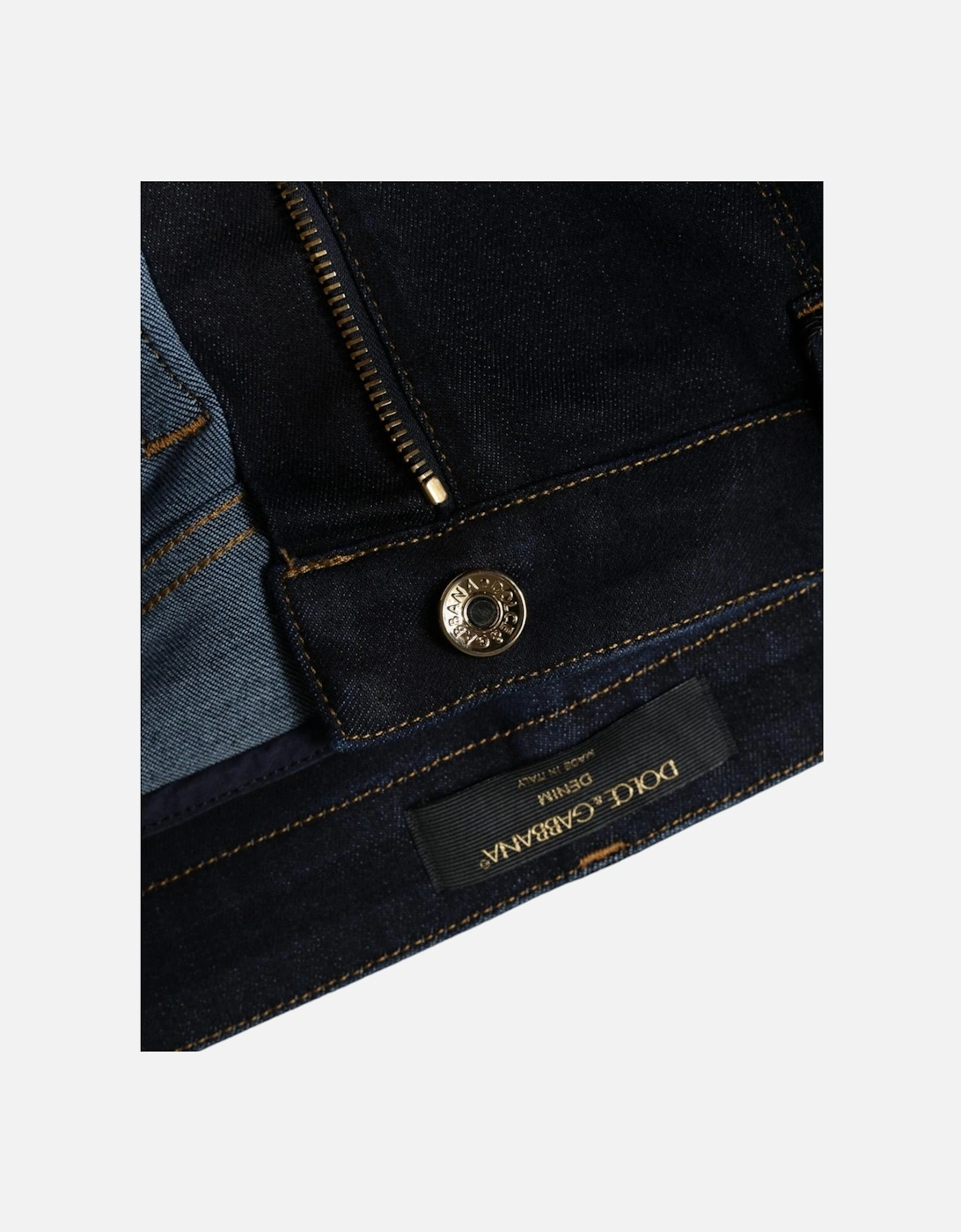 Mid Waist Skinny Jeans with Logo Details Women - Black Jeans