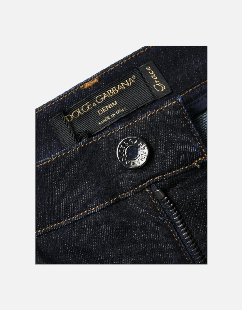 High Waist Skinny Jeans with Pockets Women - Black Jeans