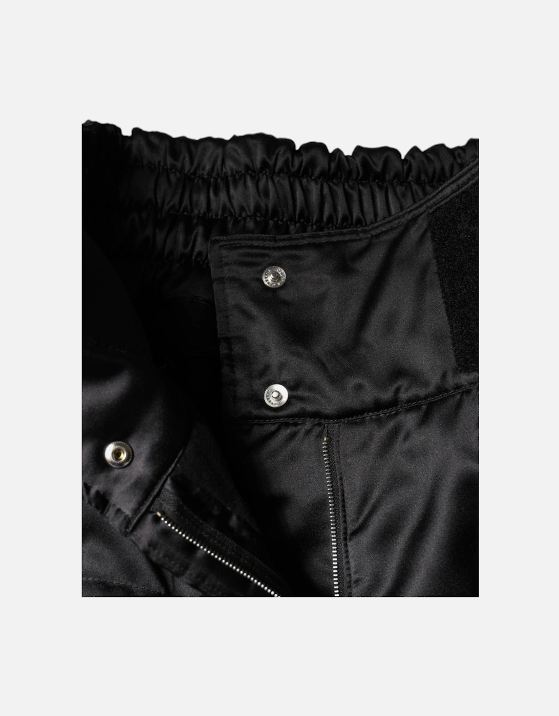 Quilted High Waist Boot Cut Pants Women - Black Jeans