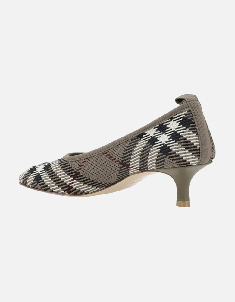 Archivio Check Pattern Kitten Heel Pumps Women - Multicolor