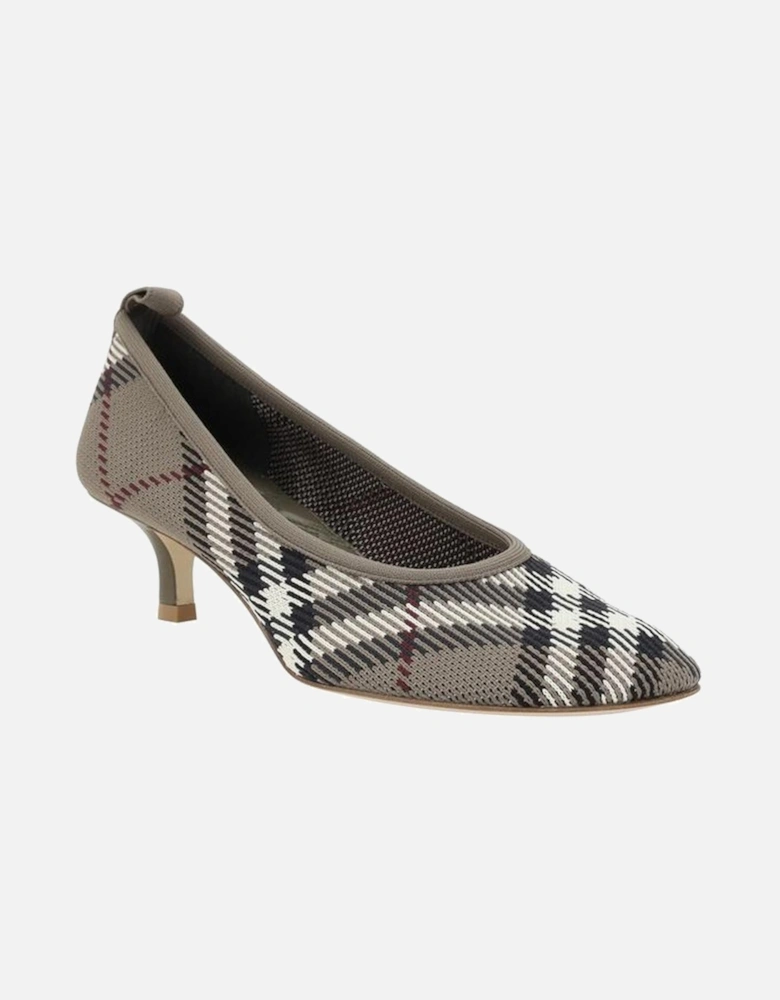 Archivio Check Pattern Kitten Heel Pumps Women - Multicolor