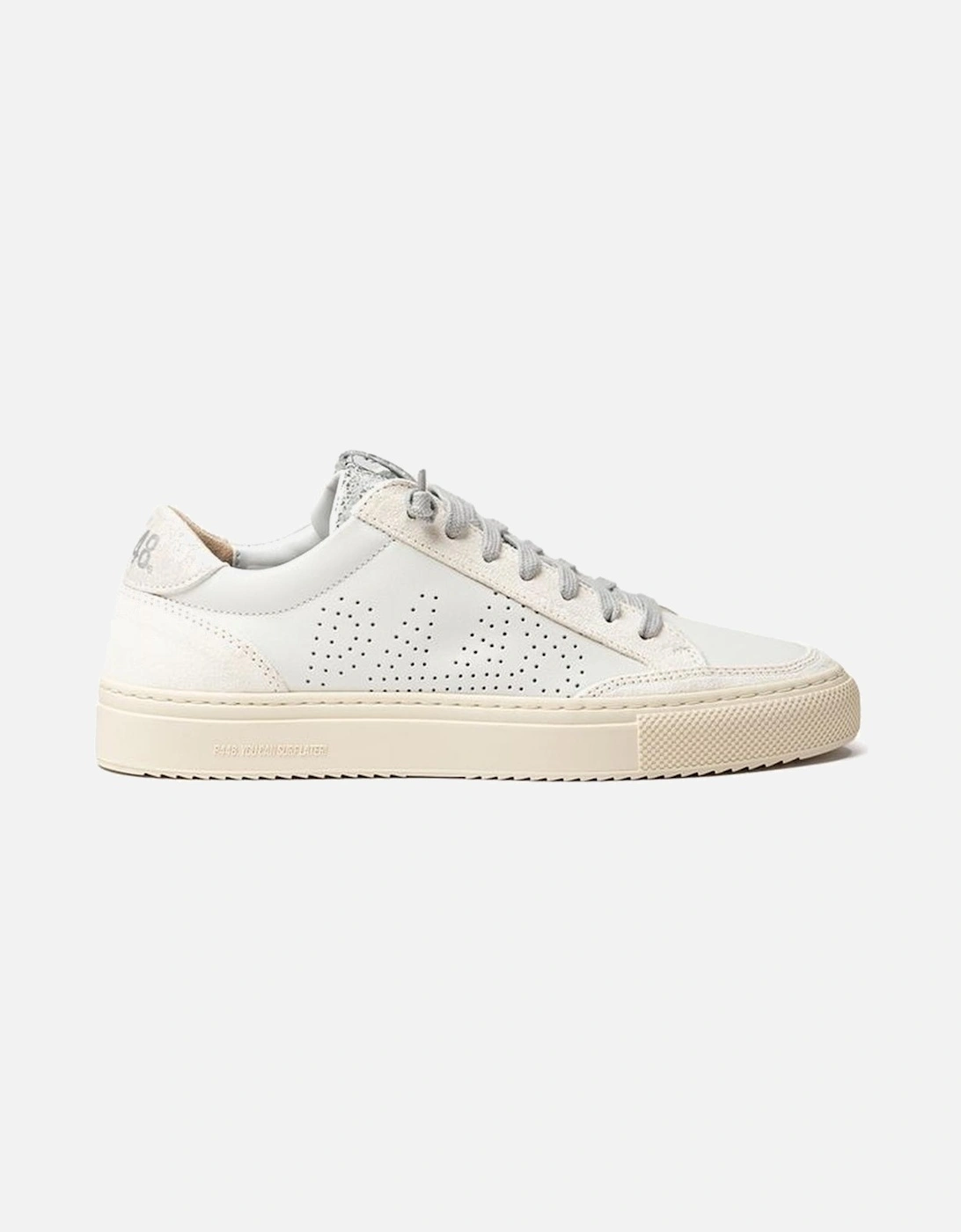 White Leather Sneaker Women, 7 of 6