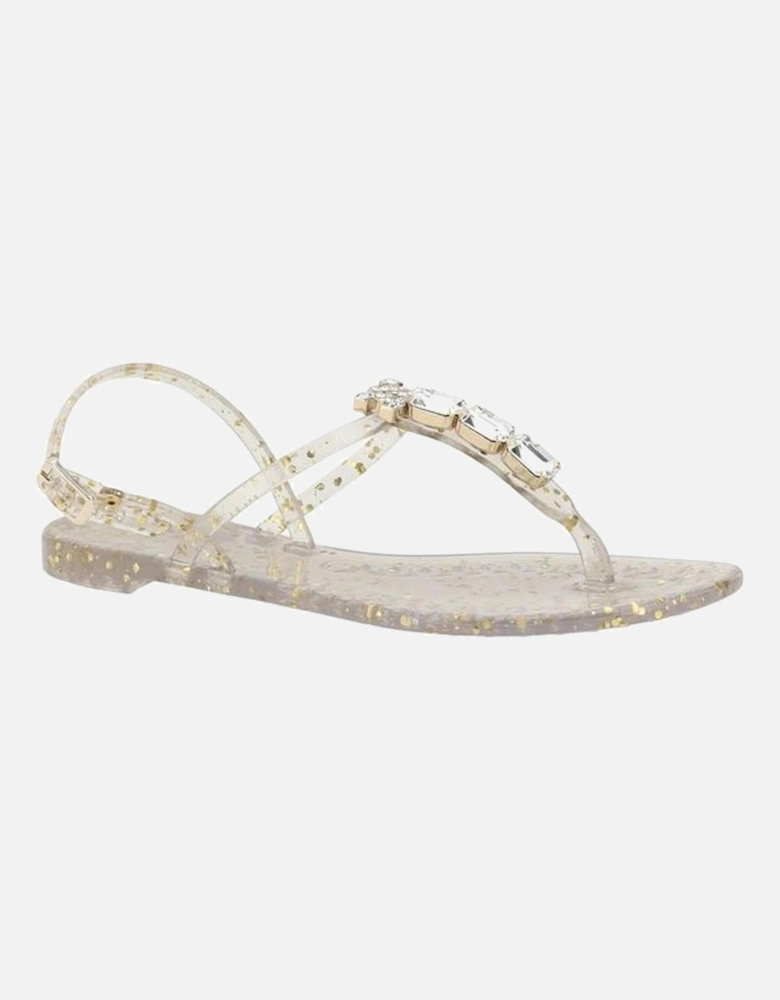 Swarovski Jelly Sandals Women - Gold