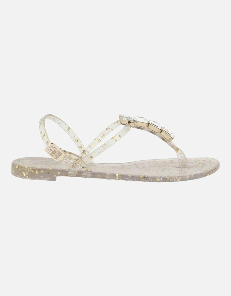 Swarovski Jelly Sandals Women - Gold