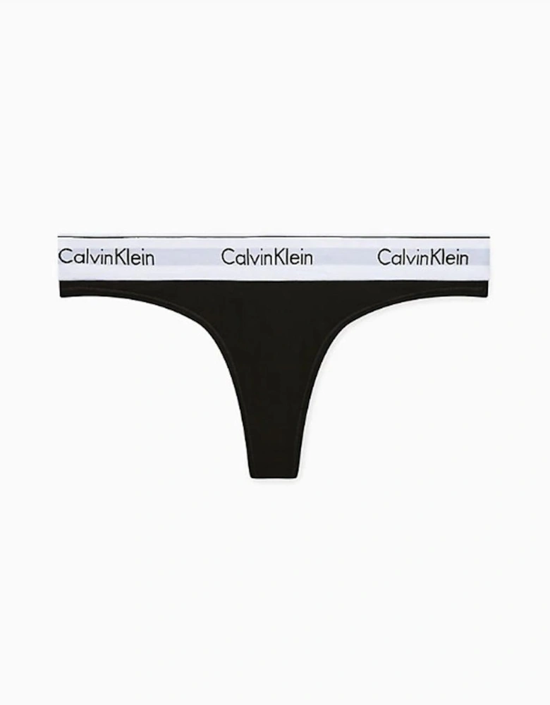 Cotton Modal Blend Briefs and Thong Set Women - Black Underwear